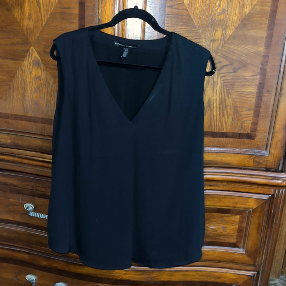 White House Black Market silk like material size 14